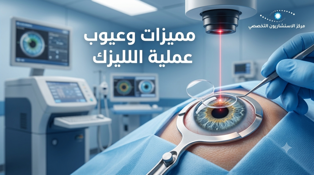 شرح وافي لاهم واشهر مميزات وعيوب عملية الليزك على المدى القصير والطويل